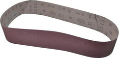 3M - 4" Wide x 60" OAL, 60 Grit, Aluminum Oxide Abrasive Belt - Aluminum Oxide, Medium, Coated, X Weighted Cloth Backing, Series 341D - A1 Tooling