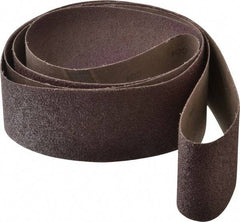 3M - 4" Wide x 132" OAL, 36 Grit, Aluminum Oxide Abrasive Belt - Aluminum Oxide, Very Coarse, Coated, X Weighted Cloth Backing, Series 341D - A1 Tooling