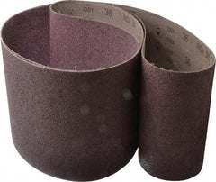 3M - 8" Wide x 107" OAL, 36 Grit, Aluminum Oxide Abrasive Belt - Aluminum Oxide, Very Coarse, Coated, X Weighted Cloth Backing, Series 341D - A1 Tooling