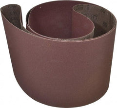 3M - 8" Wide x 107" OAL, 80 Grit, Aluminum Oxide Abrasive Belt - Aluminum Oxide, Medium, Coated, X Weighted Cloth Backing, Series 341D - A1 Tooling