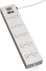 Tripp-Lite - 10 Outlets, 120 VAC15 Amps, 15' Cord, Power Outlet Strip - Keyhole, Tab Mount, 5-15 NEMA Configuration, 17-1/2" Strip - A1 Tooling