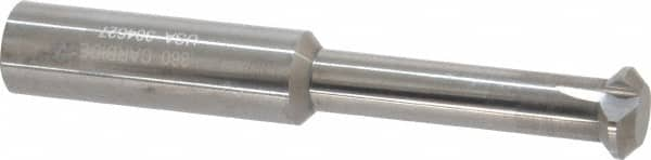 Accupro - 0.36" Cutter Head Diam, 1/32" Flat Width, 2-1/2" OAL, Solid Carbide, Single Right Hand Back Chamfer - A1 Tooling