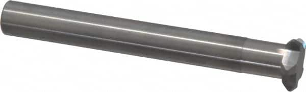 Accupro - 1/2" Cutter Head Diam, 1/32" Flat Width, 2-1/2" OAL, Solid Carbide, Single Right Hand Back Chamfer - A1 Tooling