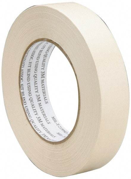 Ability One - 1/2" x 60 Yd White Rubber Adhesive Strapping Tape - Glass Filament Backing, 12 mil Thick - A1 Tooling