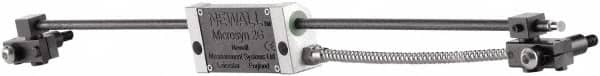 Newall - 8" Max Measuring Range, 5 µm Resolution, 15.4" Scale Length, Inductive DRO Linear Scale - 10 µm Accuracy, IP67, 11.48' Cable Length, Series Microsyn 2G Encoder - A1 Tooling