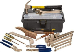 Ampco - 16 Piece Nonsparking Tool Set - Comes in Tool Box - A1 Tooling