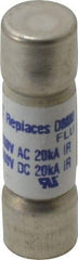 Ferraz Shawmut - 1,000 VAC/VDC, 0.14 Amp, Fast-Acting Multimeter Fuse - 34.9mm OAL, 20 at AC/DC kA Rating, 10.3mm Diam - A1 Tooling