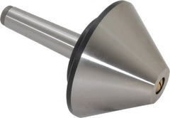 Value Collection - MT3 Taper Shank, 4.2" Head Diam Live Center - 1,200 Max RPM, 32mm Point Diam, 160mm Point Length, 800 Lb Max Workpc, Bull Nose Point - A1 Tooling