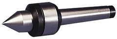 Value Collection - MT3 Taper Shank, Live Center - 2,000 Max RPM, 32mm Point Diam, 175mm Point Length, 500 Lb Max Workpc, Standard Point - A1 Tooling