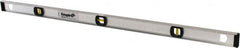 Empire Level - 48" Long 3 Vial I-Beam Level - Aluminum, Silver, 1 Level & 2 Plumb Vials - A1 Tooling