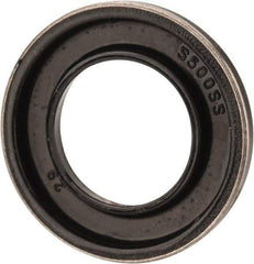 Thomson Industries - 1/2" Diam, Stainless Steel Bearing Closed External Seal for Fixed Diameter Housings - 1/8" Wide x 0.879" Outside Diam - A1 Tooling