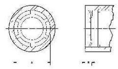 Thomson Industries - 16mm Internal Retaining Ring - For Use with Linear Bearing SSE M16, MA M16 - A1 Tooling