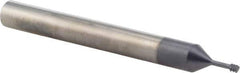 Iscar - #4-40 UNC, 0.083" Cutting Diam, 3 Flute, Solid Carbide Helical Flute Thread Mill - Internal Thread, 1/4" LOC, 2-1/2" OAL, 1/4" Shank Diam - A1 Tooling