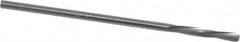 Magafor - #49 Solid Carbide 4 Flute Chucking Reamer - Spiral Flute, 0.0728" Straight Shank, 7/16" Flute Length, 1-31/32" OAL - A1 Tooling