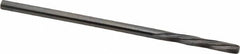 Magafor - 2.4105mm Solid Carbide 6 Flute Chucking Reamer - Spiral Flute, 0.0949" Straight Shank, 19/32" Flute Length, 2-1/4" OAL - A1 Tooling