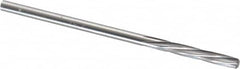 Magafor - 2.54mm Solid Carbide 6 Flute Chucking Reamer - Spiral Flute, 2.54mm Straight Shank, 19/32" Flute Length, 2-1/4" OAL - A1 Tooling