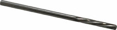 Magafor - #37 Solid Carbide 6 Flute Chucking Reamer - Spiral Flute, 0.1039" Straight Shank, 19/32" Flute Length, 2-1/4" OAL - A1 Tooling