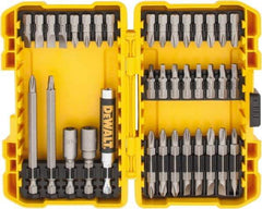 DeWALT - 37 Piece, Screwdriver Bit Set - #1, #2 & #3 Phillips, #1, #2 & #3 Square Recess, #6, #8 & #10 Slotted - A1 Tooling