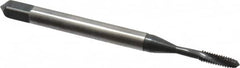 Emuge - #2-56 UNC 2 Flute 3BX Modified Bottoming Spiral Flute Tap - Cobalt, Oxide Finish, 1.772" OAL, Right Hand Flute, Right Hand Thread, Series Rekord D-Ti - A1 Tooling