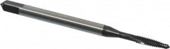 Emuge - #3-48 UNC 2 Flute 3BX Modified Bottoming Spiral Flute Tap - Cobalt, Oxide Finish, 1.969" OAL, Right Hand Flute, Right Hand Thread, Series Rekord D-Ti - A1 Tooling