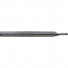 M.A. Ford - 1.7mm, 5.1mm LOC, 3mm Shank Diam, 38mm OAL, 4 Flute, Solid Carbide Square End Mill - Single End, ALtima Finish, Spiral Flute, 30° Helix, Centercutting, Right Hand Cut, Right Hand Flute - A1 Tooling