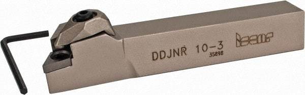 Iscar - DDJN, Right Hand Cut, 93° Lead Angle, 5/8" Shank Height x 5/8" Shank Width, Negative Rake Indexable Turning Toolholder - 4" OAL, DN..33. Insert Compatibility, Series Isoturn - A1 Tooling