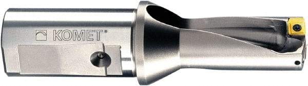 Komet - 80mm Max Drill Depth, 2xD, 40mm Diam, Indexable Insert Drill - 2 Inserts, 40mm Shank Diam, Straight Shank - A1 Tooling