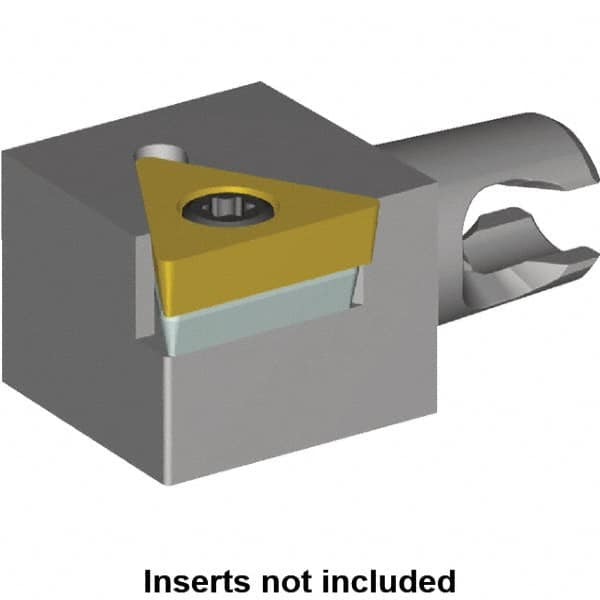 Kennametal - Right Hand Cut, Size KM12, TC.. Insert Compatiblity, Modular Turning & Profiling Cutting Unit Head - 8mm Ctr to Cutting Edge, 20mm Head Length, Series KM Micro - A1 Tooling