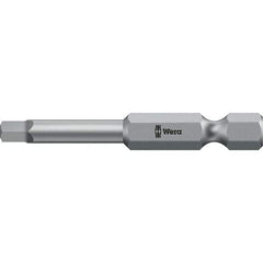 Wera - #2 Square Screwdriver Bit - 3-1/2" OAL - A1 Tooling