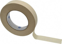 Intertape - 1" Wide x 60 Yd Long Tan Paper Masking Tape - Series PG505, 5.8 mil Thick, 20 In/Lb Tensile Strength - A1 Tooling