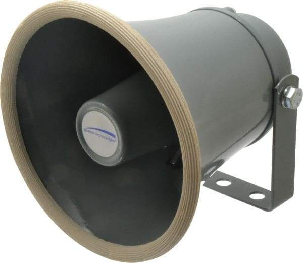 Speco - 15 Max Watt, 6 Inch Diameter, Round Aluminum Standard Horn and Speaker - Weather and Waterproof, 6 Inch Deep - A1 Tooling