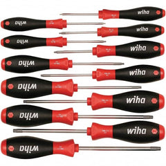 Wiha - 12 Piece Torx Screwdriver Set - Bit Sizes: Torx T-5, T-6, TORXr bits included: T7, T8, T10, T15, T20, T25, T27, T30 & T40, Comes in Box - A1 Tooling