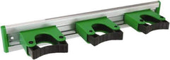 Unger - 3-1/4" Projection, 2" High, Aluminum & Plastic, Tool Holder - 14" Long, 3 Holders - A1 Tooling