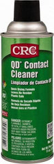 CRC - 11 Ounce Aerosol Contact Cleaner - 0°F Flash Point, 22,600 Volt Dielectric Strength, Flammable, Food Grade, Plastic Safe - A1 Tooling