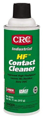 CRC - 11 Ounce Aerosol Contact Cleaner - 205°F Flash Point, 45,700 Volt Dielectric Strength, Flammable, Food Grade, Plastic Safe - A1 Tooling