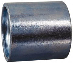 Made in USA - Class 150, 4" Galvanized Pipe Coupling - Threaded, Malleable Iron - A1 Tooling