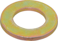 Made in USA - 3/4" Screw, Grade 8 Alloy Steel SAE Flat Washer - 13/16" ID x 1-1/2" OD, 0.146" Thick, Zinc Yellow Dichromate Finish - A1 Tooling