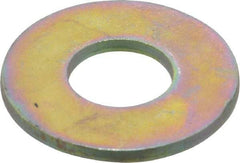 Made in USA - 9/16" Screw, Grade 8 Alloy Steel USS Flat Washer - 0.62" ID x 1.499" OD, 0.132" Thick, Zinc Yellow Dichromate Finish - A1 Tooling