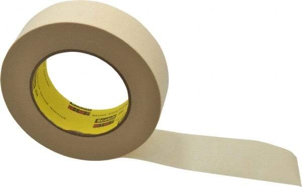 3M - 1-1/2" Wide x 60 Yd Long Tan Paper Masking Tape - Series 234, 5.9 mil Thick, 27 In/Lb Tensile Strength - A1 Tooling