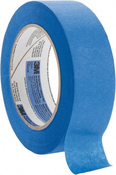 3M - 1-1/2" Wide x 60 Yd Long Blue Paper Masking Tape - Series 2090, 5.7 mil Thick, 27 In/Lb Tensile Strength - A1 Tooling