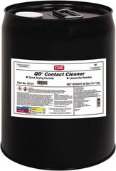 CRC - 5 Gallon Pail Contact Cleaner - 0°F Flash Point, 22,600 Volt Dielectric Strength, Flammable, Food Grade, Plastic Safe - A1 Tooling