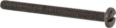 Value Collection - M6x1.00 Metric Coarse, 70mm Length Under Head Slotted Drive Machine Screw - Pan Head, Grade 316 & A4 Stainless Steel, Uncoated, Without Washer - A1 Tooling