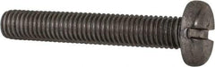 Value Collection - M8x1.25, 50mm Length Under Head Slotted Drive Machine Screw - Pan Head, Grade 316 & A4 Stainless Steel, Uncoated, Without Washer - A1 Tooling