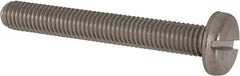 Value Collection - M8x1.25, 60mm Length Under Head Slotted Drive Machine Screw - Pan Head, Grade 316 & A4 Stainless Steel, Uncoated, Without Washer - A1 Tooling