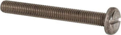 Value Collection - M8x1.25 Metric Coarse, 70mm Length Under Head Slotted Drive Machine Screw - Pan Head, Grade 316 & A4 Stainless Steel, Uncoated, Without Washer - A1 Tooling