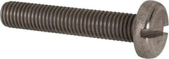 Value Collection - M10x1.50 Metric Coarse, 55mm Length Under Head Slotted Drive Machine Screw - Pan Head, Grade 316 & A4 Stainless Steel, Uncoated, Without Washer - A1 Tooling