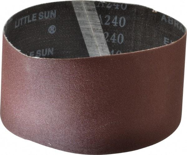 Tru-Maxx - 3" Wide x 18" OAL, 240 Grit, Aluminum Oxide Abrasive Belt - Aluminum Oxide, Very Fine, Coated - A1 Tooling