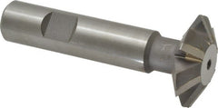 Whitney Tool Co. - 1-3/8° 1-3/8" Cut Diam, 7/16" Cut Width, 5/8" Shank, Carbide-Tipped Double-Angle Cutter - A1 Tooling