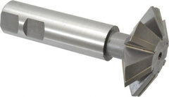 Whitney Tool Co. - 2-1/4° 2-1/4" Cut Diam, 3/4" Cut Width, 7/8" Shank, Carbide-Tipped Double-Angle Cutter - A1 Tooling