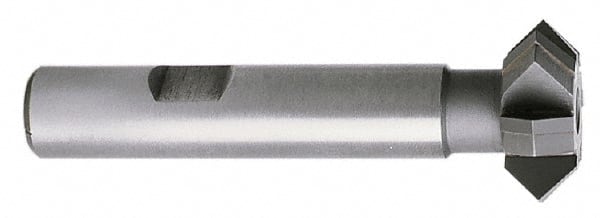 Whitney Tool Co. - 2-1/4° 2-1/4" Cut Diam, 3/4" Cut Width, 7/8" Shank, Carbide-Tipped Double-Angle Cutter - A1 Tooling